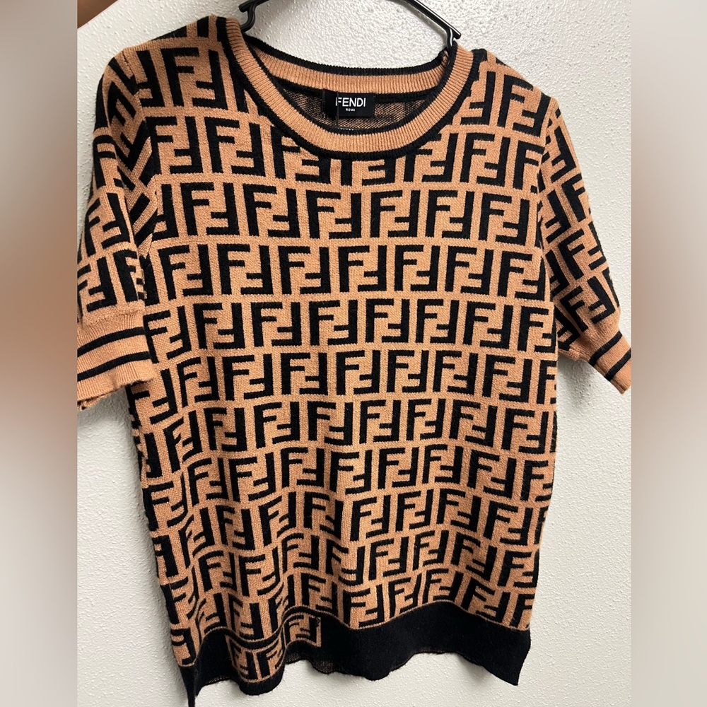 Knit short sleeve Fendi  shirt